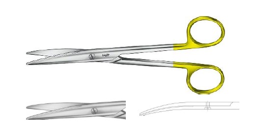 TC МАЙО-ЛЕКСЕР ХВИЛ. ЗАТОЧ. НОЖИЦІ ВИГНУТІ 165MM